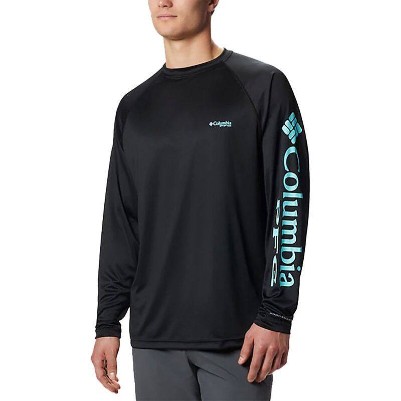 コロンビア メンズ トップス シャツ Columbia Terminal Tackle Shirt Mens BlackGulf Stream Logo ブラック