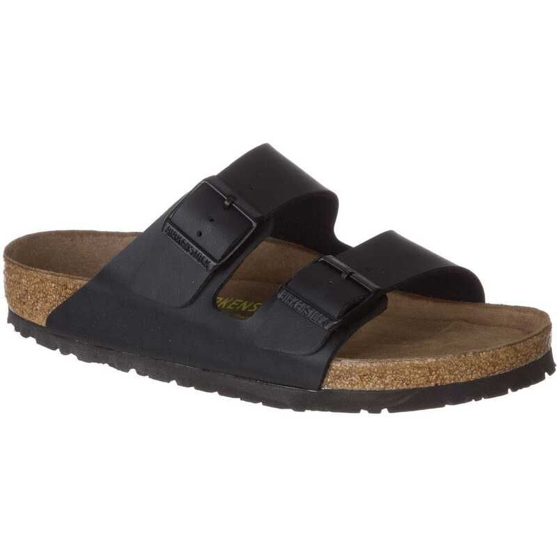 ビルケンシュトック レディース シューズ サンダル Birkenstock Arizona Soft Footbed Sandal Womens Black Birkoflor ブラック