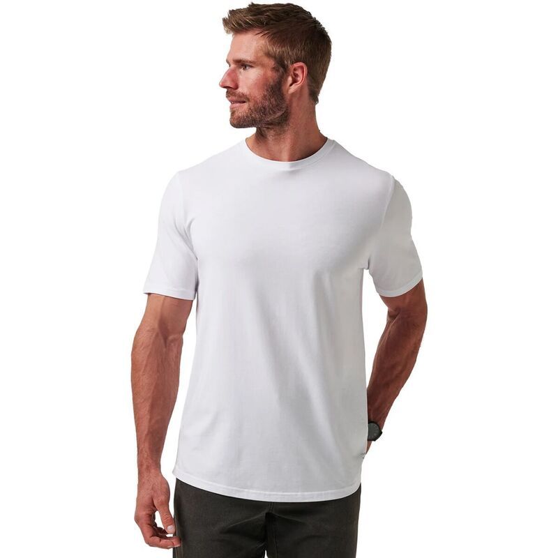 トラビスマヒュー メンズ トップス シャツ Tシャツ TravisMathew Cloud Crew TShirt Mens White ホワイト