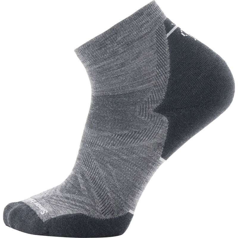 スマートウール メンズ アンダーウェア 靴下 アンクル Smartwool Run Targeted Cushion Ankle Sock Medium Gray グレー