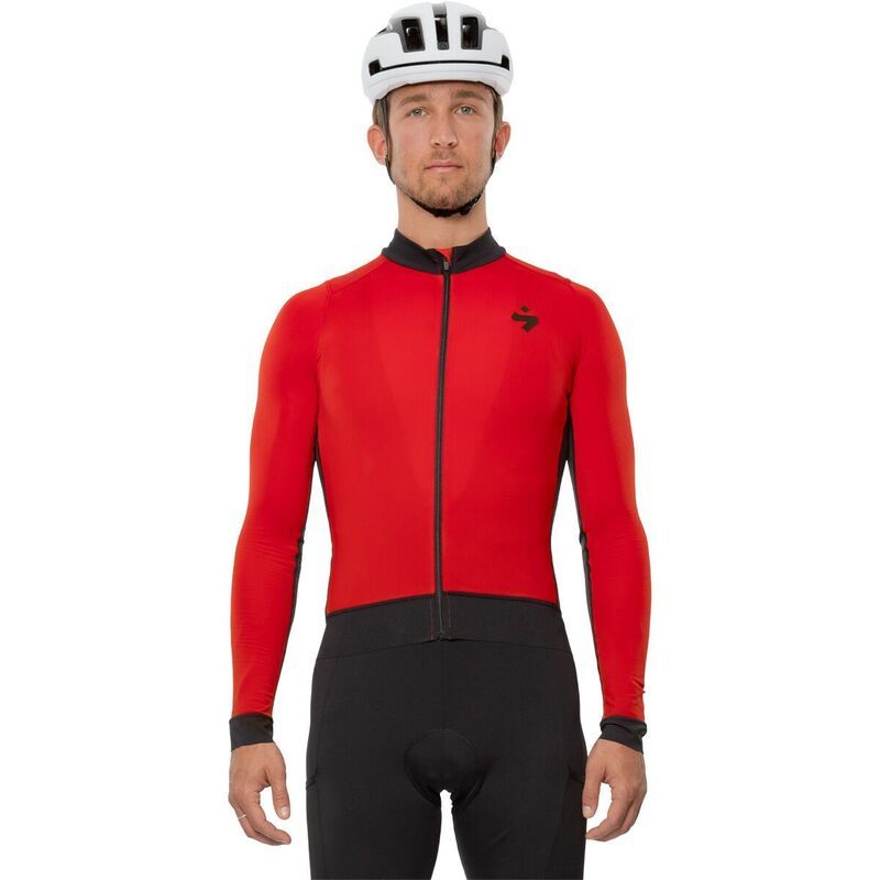 スイートプロテクション メンズ トップス Tシャツ ジャージー 長袖 Sweet Protection Crossfire Hybrid LongSleeve Jersey Mens Lava Red