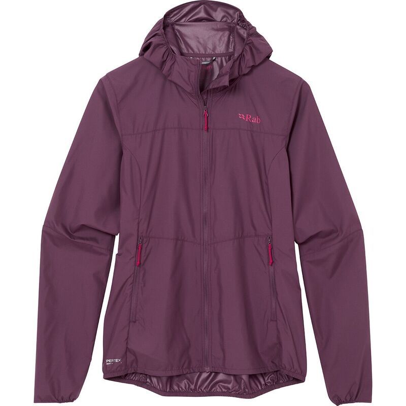 ラブ レディース アウター ジャケット・ブルゾン パーカー Rab Windgather Hoodie Womens Mulberry