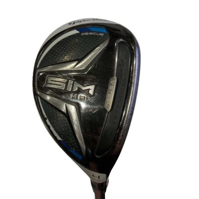 【中古】 テーラーメイド SIM MAX U4 ユーティリティ UT TENSEI BLUE TM60(UT) (フレックスR) メンズ 男性用 右利き 右用 Cランク ゴルフクラブ