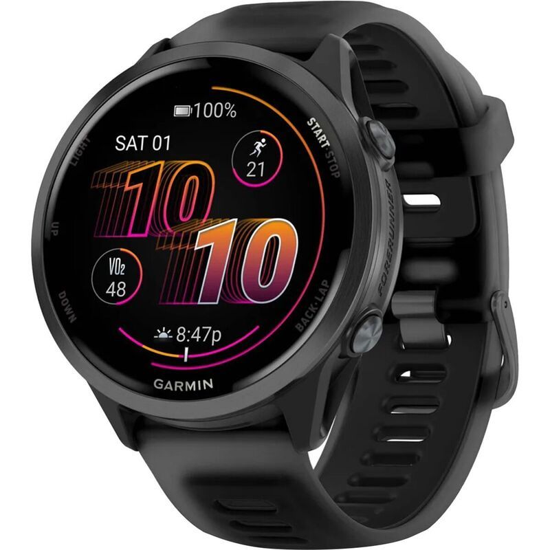 ガーミン メンズ アクセサリー 腕時計 Garmin Forerunner 570 Watch Slate Gray BlackBlack Band ブラック