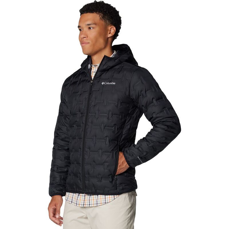 コロンビア メンズ アウター ジャケット・ブルゾン フーデッドジャケット ダウン ジャケット Columbia Delta Ridge II Down Hooded Jacket Mens Black