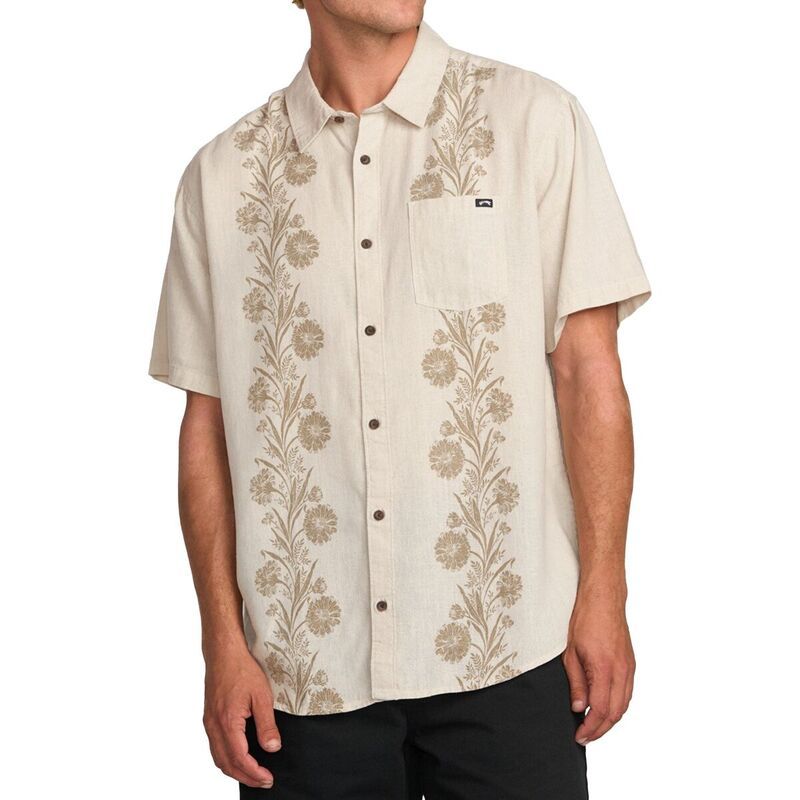 ビラボン メンズ トップス シャツ 半袖 Billabong Cordoba ShortSleeve Shirt Mens Stone ストーン