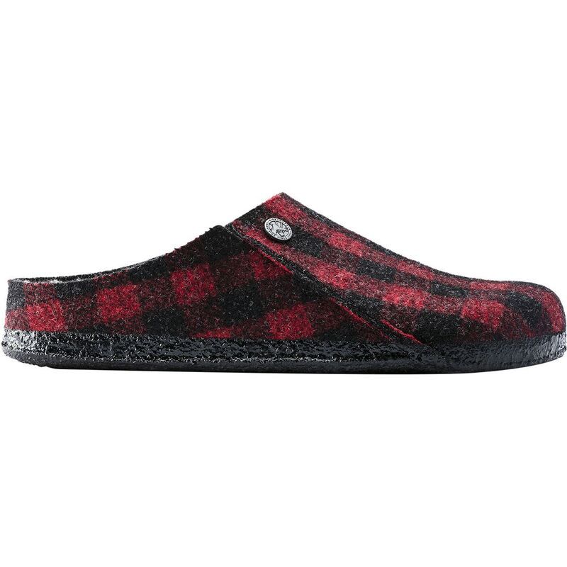 ビルケンシュトック メンズ シューズ サンダル Birkenstock Zermatt Shearling Lined Slipper Mens Plaid RedNatural Wool Shear