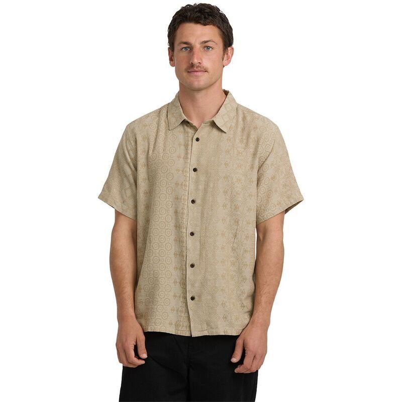 ビラボン メンズ トップス シャツ 半袖 Billabong Needle Garage Jacquard ShortSleeve Shirt Mens Bolton
