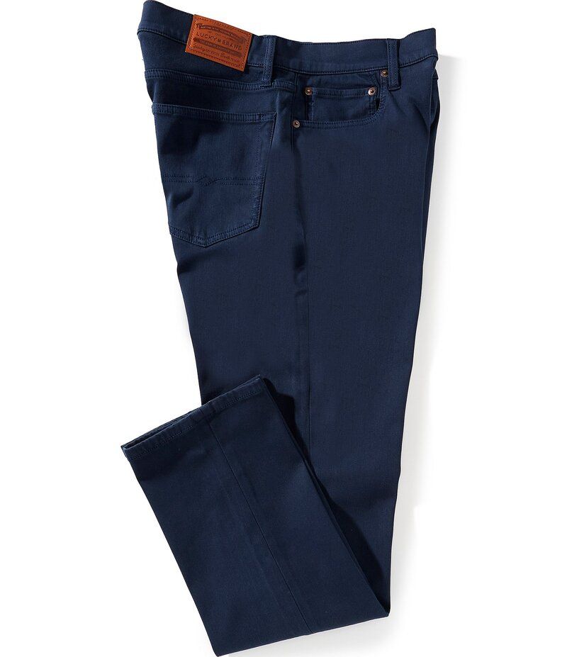 ラッキーブランド メンズ ボトムス カジュアルパンツ パンツ Lucky Brand 410 Mid Rise Athletic Fit Daytripper Pants Fleet Navy ネイビ