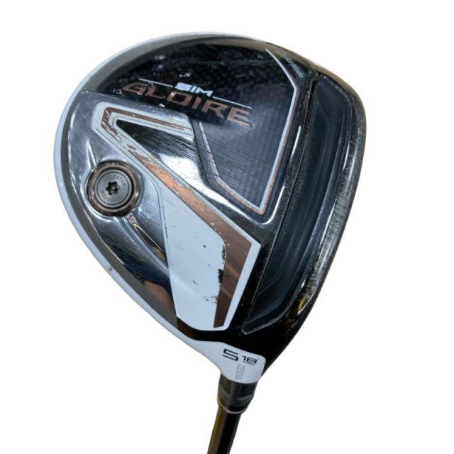 【中古】 テーラーメイド SIM GLOIRE 5W フェアウェイウッド FW AIR Speeder TM(FW) (フレックスSR) メンズ 男性用 右利き 右用 Cランク ゴルフクラブ