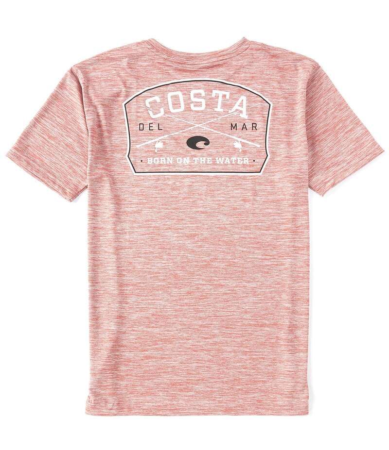 コスタ メンズ トップス シャツ Tシャツ Costa Tech Spinners Short Sleeve TShirt Red レッド