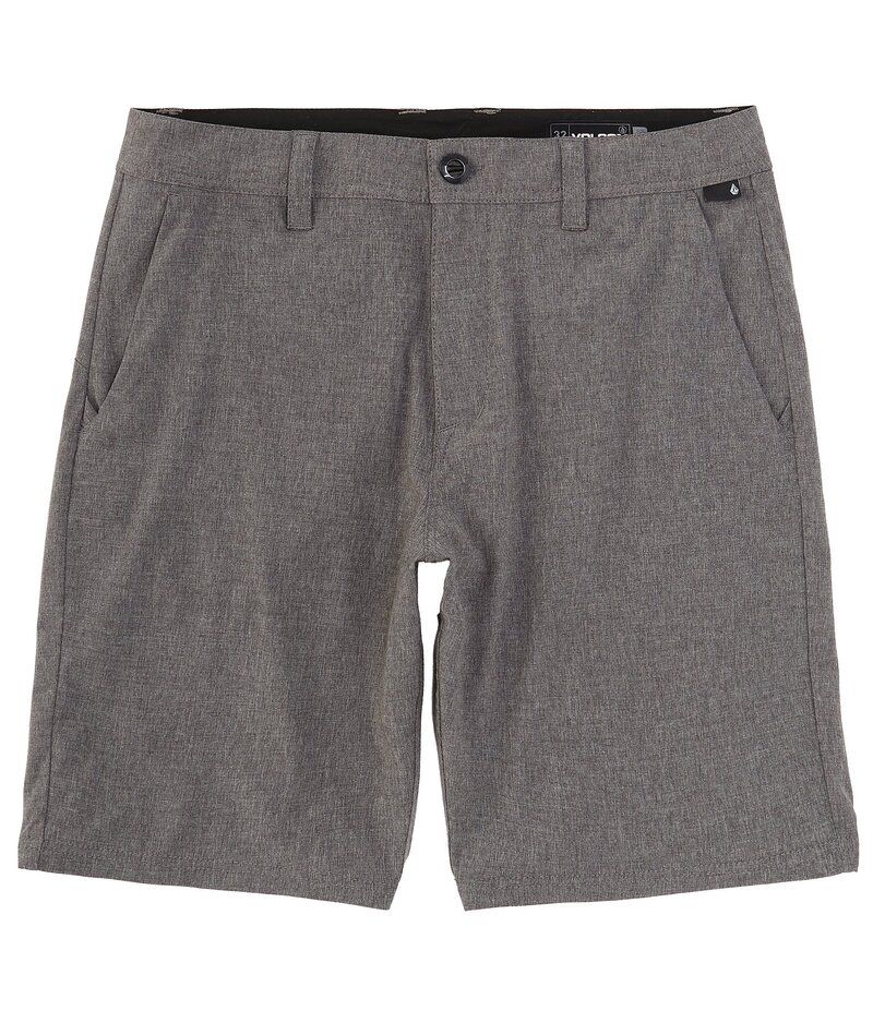 ボルコム メンズ ボトムス ハーフパンツ・ショーツ Volcom Mix Frickin Cross Shred 20 Outseam Short Charcoal Heather チャコール
