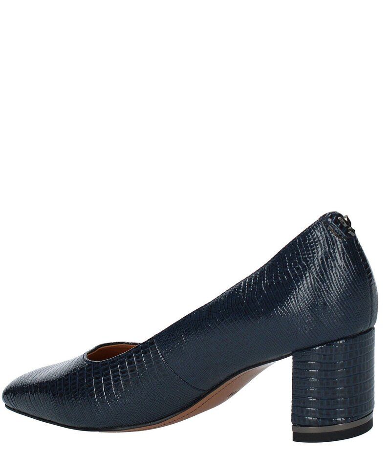 ジェイレニー レディース シューズ ヒール プリント J Renee Olivienne Lizard Print Pumps Navy ネイビー