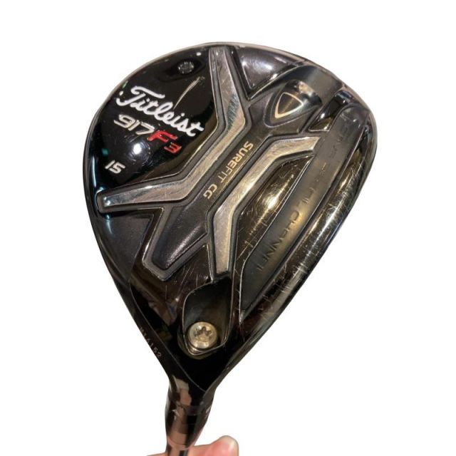 【中古】 タイトリスト 917 F3 15° フェアウェイウッド FW Diamana BF60 (フレックスS) メンズ 男性用 右利き 右用 Cランク ゴルフクラブ