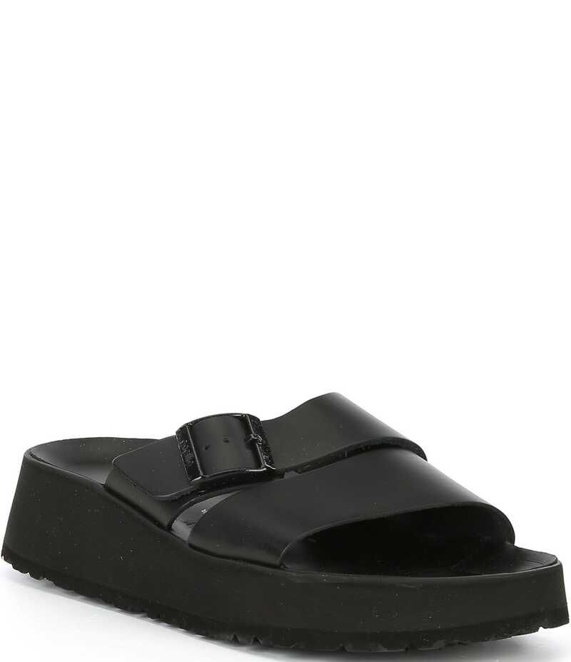 ビルケンシュトック レディース シューズ パンプス プラットフォーム サンダル レザー Papillio by Birkenstock Almina Leather Platform Slide Sa