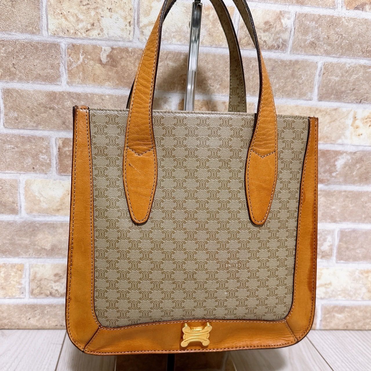 (格安) CELINE(セリーヌ)トートバッグ PVC マカダム柄