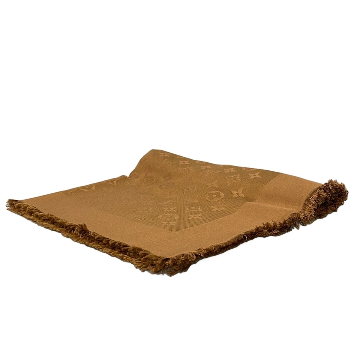 LOUIS VUITTON(ルイヴィトン) ストール(ショール) - ブラウン モノグラム ウール、シルク 43,420円