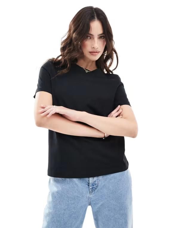 ヴェロモーダ レディース トップス Tシャツ Vero Moda tshirt Black ブラック
