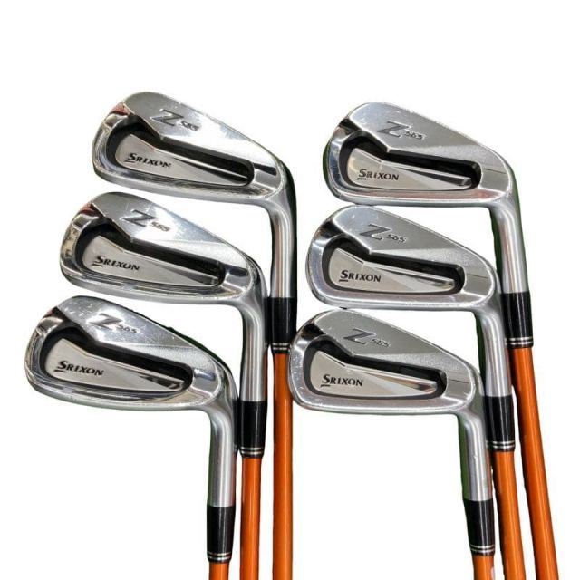 【中古】 ダンロップ SRIXON Z565 6S アイアンセット IR Miyazaki Kaula 8 for IRON (フレックスS) メンズ 男性用 右利き 右用 Cランク ゴルフクラブ