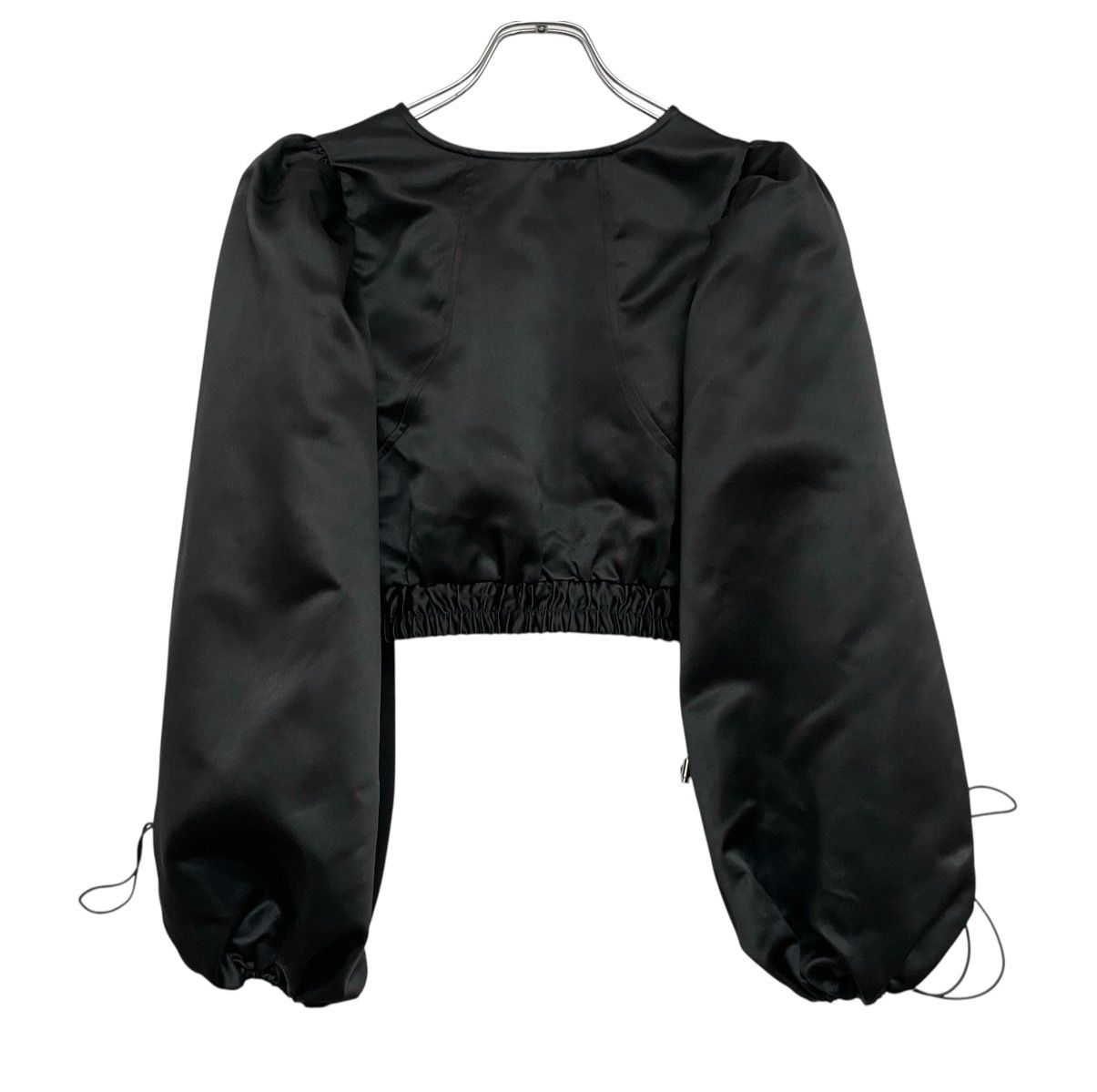 新品 Bibiy ELOISE TOP サテン バルーン袖 トップス ブラウス ブラック 