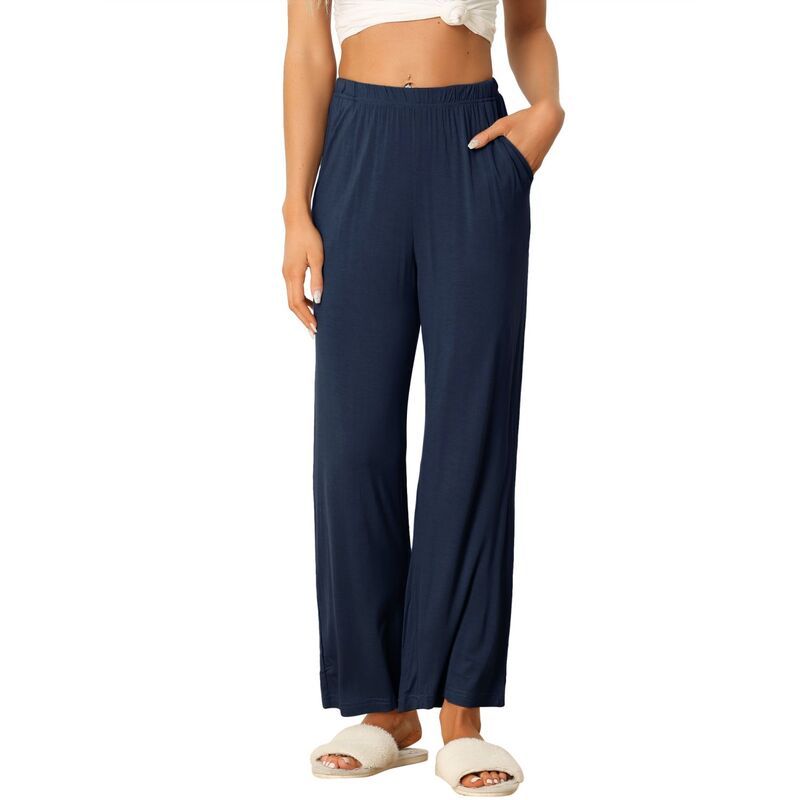 cheibear レディース アンダーウェア ナイトウェア ワイドレッグ ストレート パンツ コットン cheibear Womens Cotton Pajama Bottom Elastic Wai 8,380円