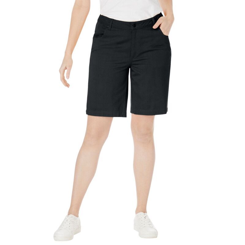 ジェシカロンドン レディース ボトムス ハーフパンツ・ショーツ プラスサイズ ショートパンツ コットン デニム Jessica London Womens Plusize Classicotton D