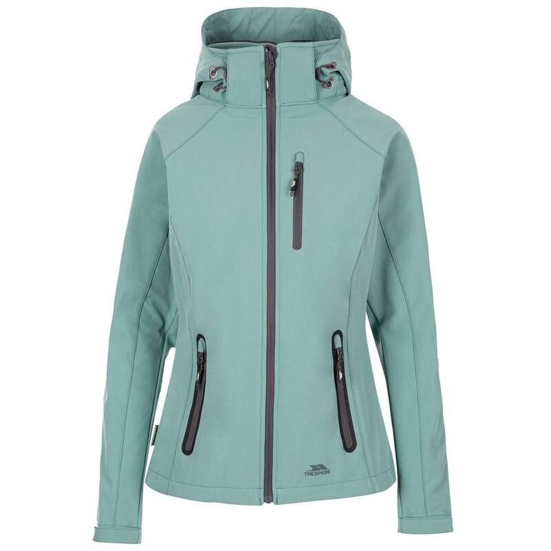 トレスパス レディース アウター ジャケット・ブルゾン Trespass WomensLadies Bela II Waterproof Soft Shell Jacketeal Mist ティール