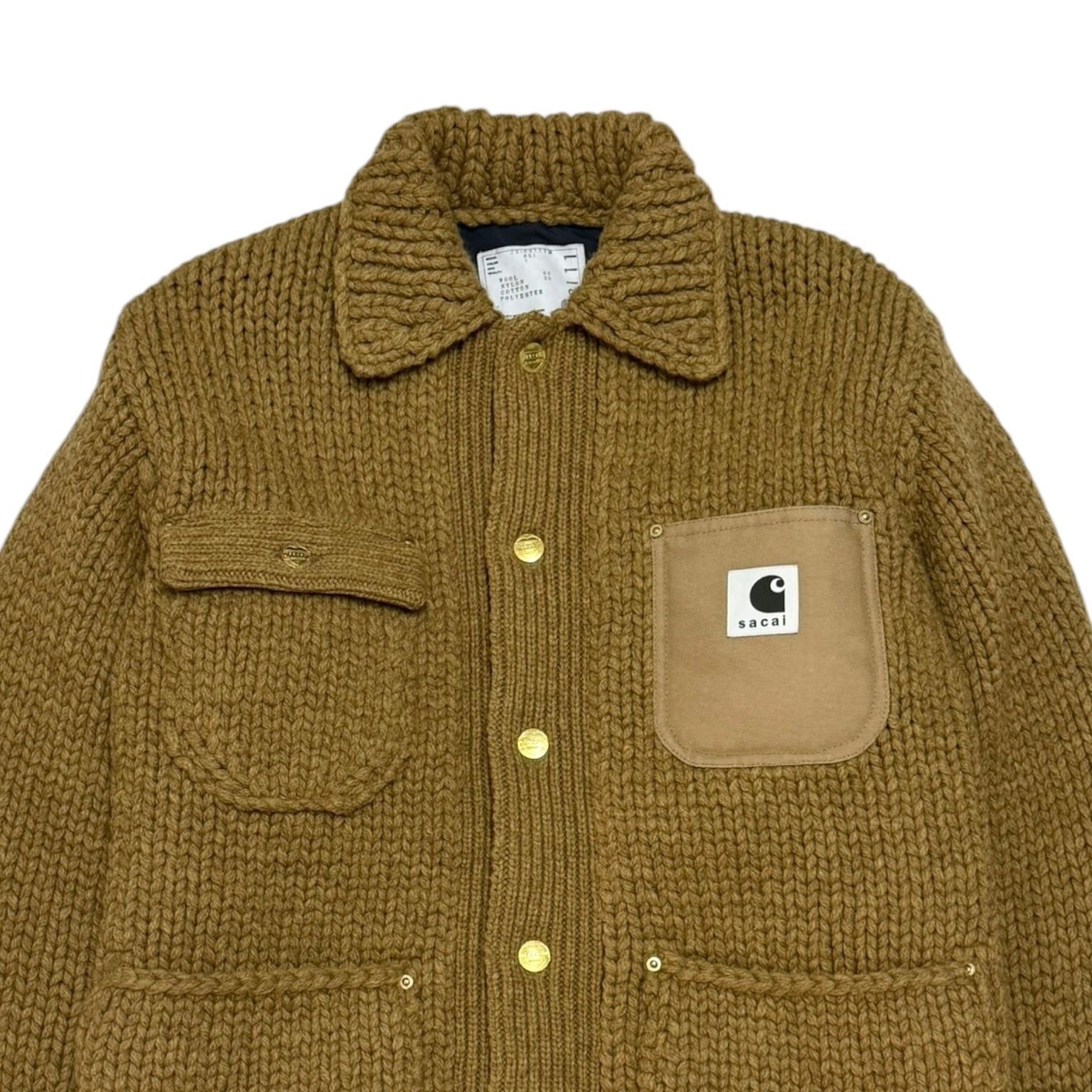 sacai x Carhartt Michigan Knit Jacket - メルカリ