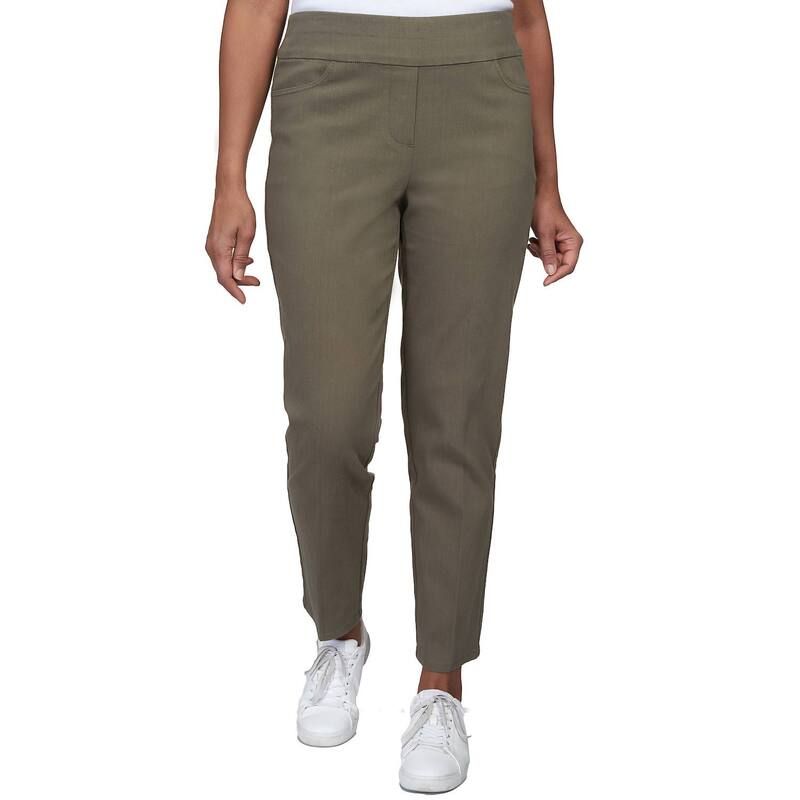 アルフレッド ダナー レディース ボトムス カジュアルパンツ プチ ジーンズ Petite Alfredunner Super Stretch StraightLeg PullOn Jeans Oli