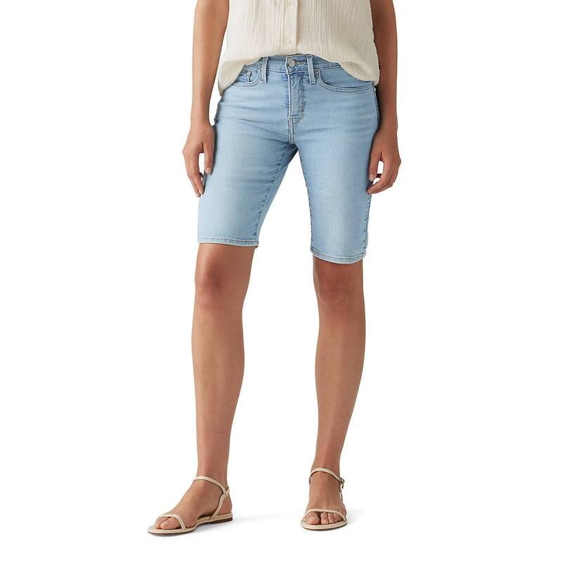 リーバイス レディース ボトムス ハーフパンツ・ショーツ ショートパンツ Womens Levishaping Bermuda Shorts Double Duty