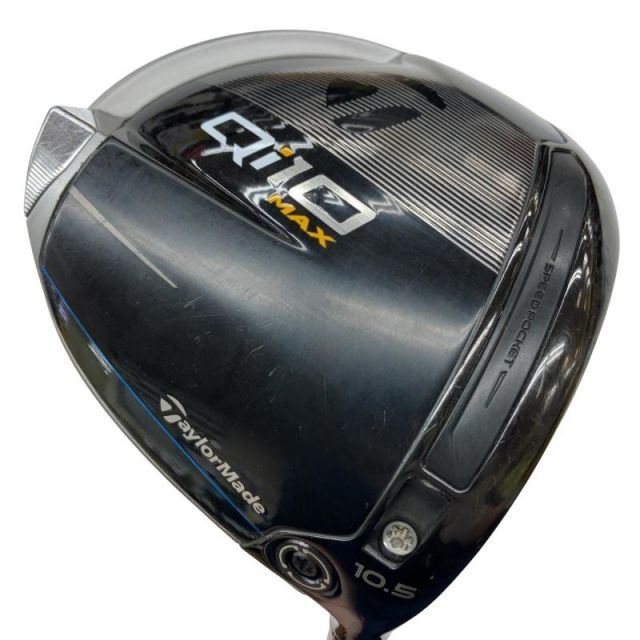 【中古】 テーラーメイド Qi10 MAX 10.5° ドライバー DR Diamana BLUE TM50(Qi10 DR) (フレックスSR) メンズ 男性用 右利き 右用 Cランク ゴルフクラブ