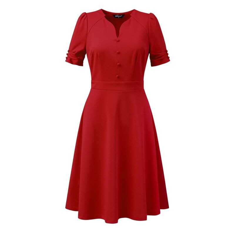 アレグラ ケー レディース トップス ワンピース A ライン プリーツ ALLEGRA K Elegant Business Dress for Womensweetheart Neck Pleate 16,485円