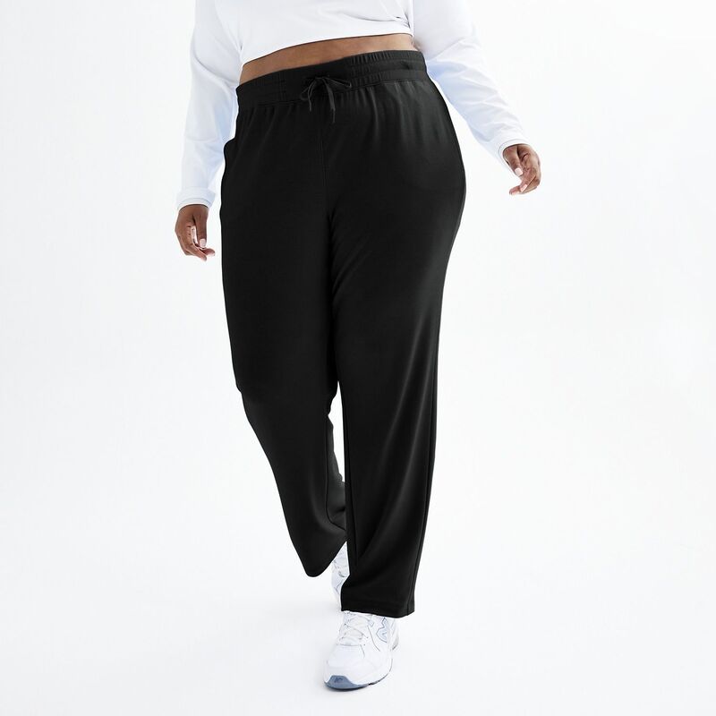 Tek Gear レディース ボトムス カジュアルパンツ プラスサイズ パイル Plusize Tek Gear French Terry Pants Mineral Black ブラック