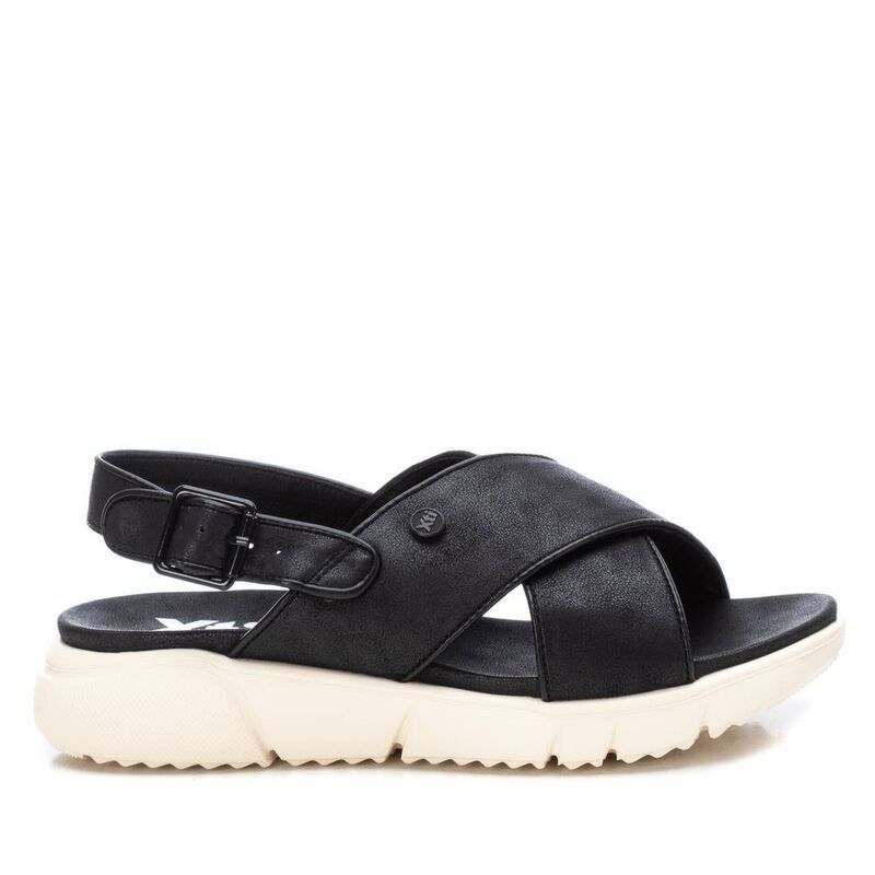 キシタイ レディース シューズ サンダル Womens Flat Sandals By XTI 141206 Black ブラック