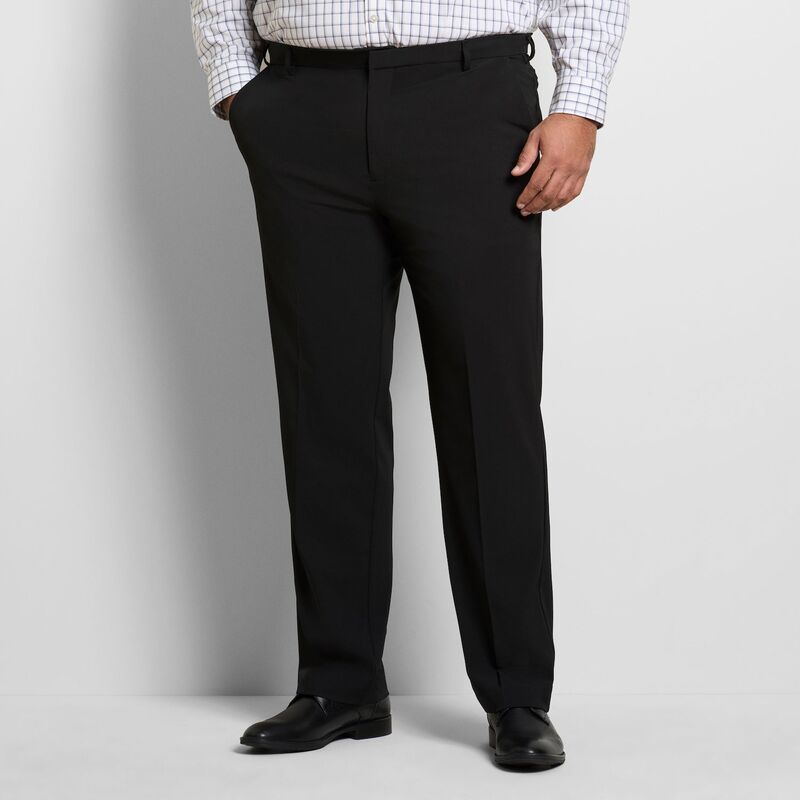ヴァンハウセン メンズ ボトムス カジュアルパンツ ストレートール Big Tall Van Heusen Everyday Defense Straight Leg Pants Black ブラック