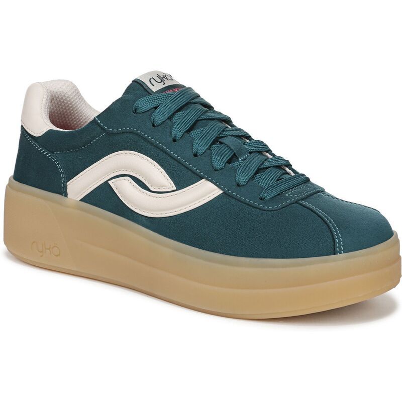 ライカ レディース シューズ スニーカー レース Ryka Viv Max Womens Lace Up Sneakers Dark Sea Green グリーン