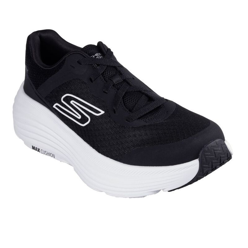 スケッチャーズ メンズ シューズ スニーカー Skechers Max Cushioning Endeavour Menshoes Black White ホワイト