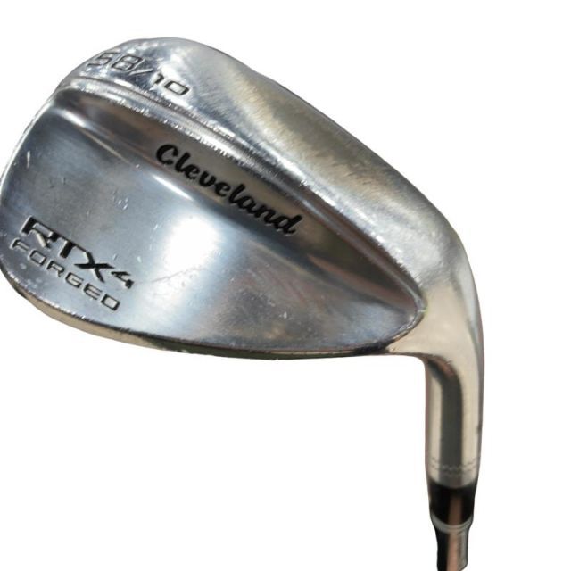 【中古】 クリーブランド Cleveland RTX-4 FORGED 58°/10° ウェッジ WG Dynamic Gold (フレックスS) メンズ 男性用 右利き 右用 Cランク ゴルフクラブ