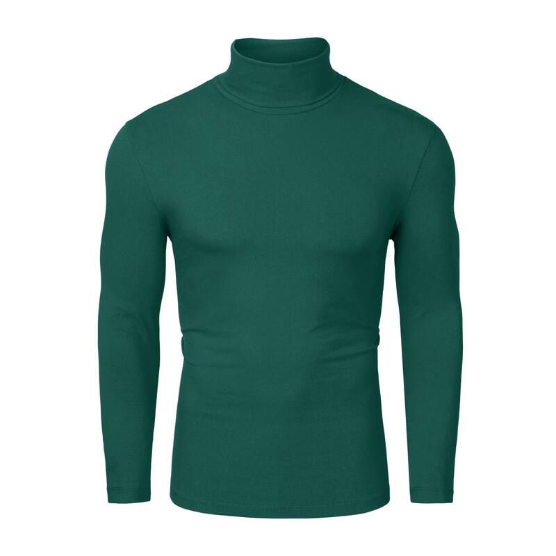 Lars Amadeus メンズ トップス Tシャツ スリムフィット タートルネック Lars Amadeus Mens Pullover Turtle Neck Long Sleevestretch