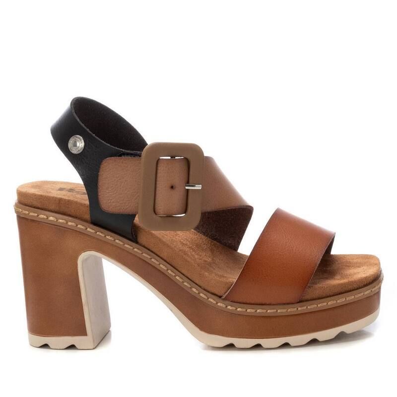 リフレッシュ レディース シューズ サンダル ヒール Womens Fashion Heeled Sandals Refresh By Xti 172843 Camel キャメル