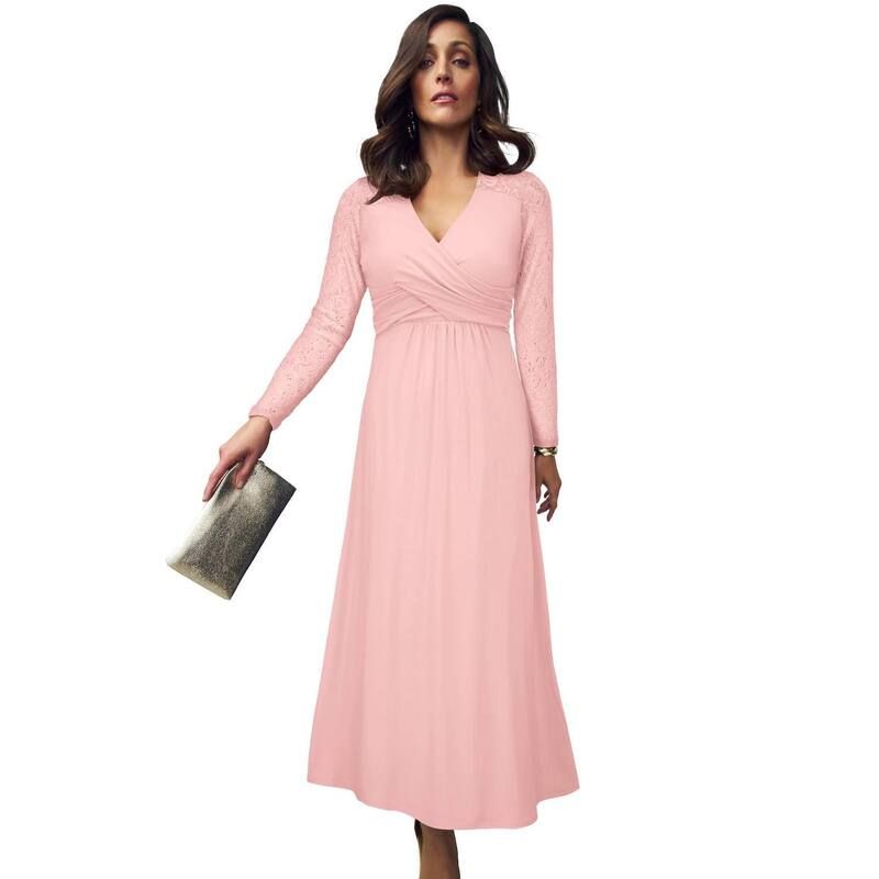 ジェシカロンドン レディース トップス ワンピース プラスサイズ レース Jessica London Womens Plusize Lace Sweetheart Dressoft Blush ブラ
