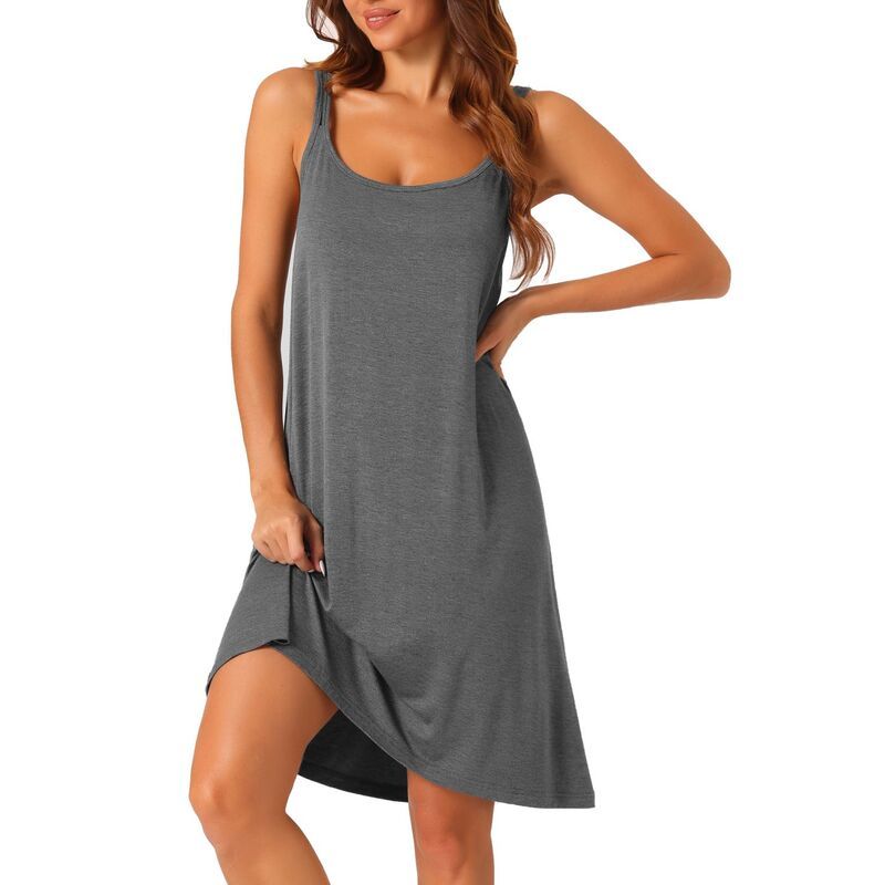 cheibear レディース アンダーウェア ナイトウェア 背中開き プラスサイズ cheibear Womens Nightgown Backless Loose Pajamas Crossuspe