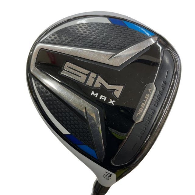 【中古】 テーラーメイド SIM MAX 3W フェアウェイウッド FW Speeder 661 EVOLUTION VI (フレックスS) メンズ 男性用 右利き 右用 Cランク ゴルフクラブ