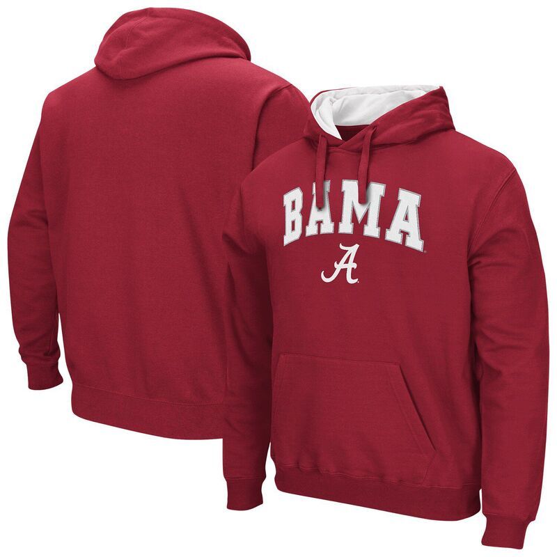 コロシアム メンズ トップス Tシャツ フリース パーカー Mens Colosseum Crimson Alabama Crimson Tide Rally Cry Fleece Hoodie Al