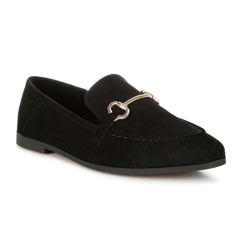 ロンドンラグ レディース シューズ スリッポン・ローファー London Rag Kingsley Womens Horsebit Detailoafers Black ブラック 11,085円