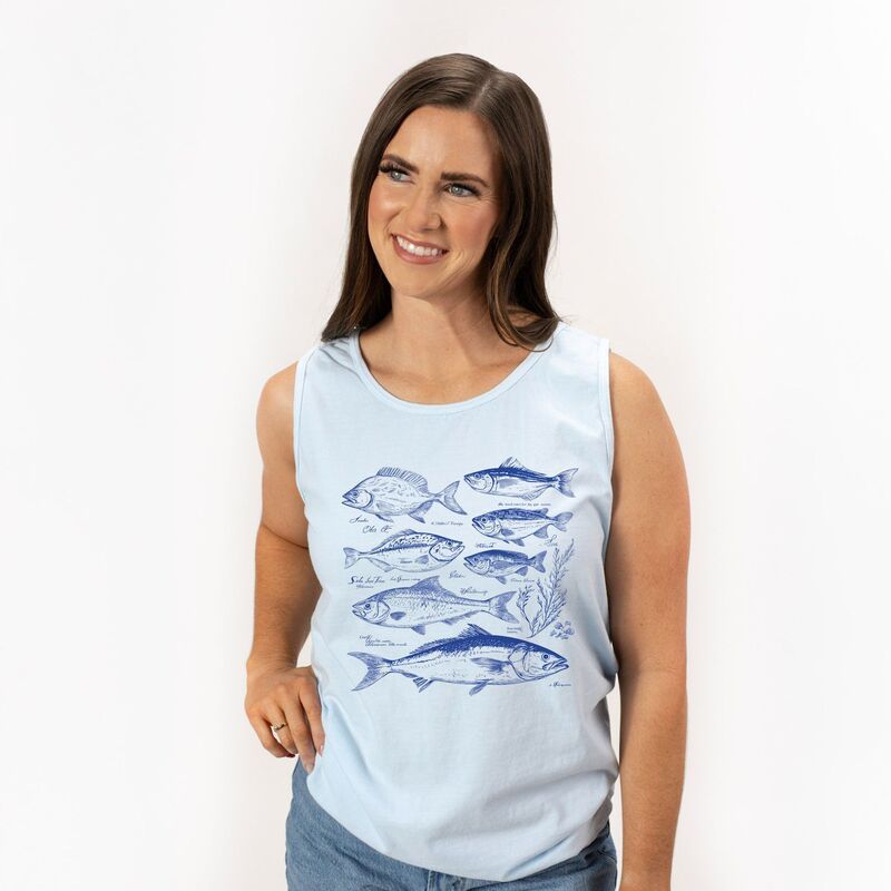 Simply Sage Market レディース トップス Tシャツ ヴィンテージ グラフィック Simply Sage Market Vintage Fish Womens Garment Dyed