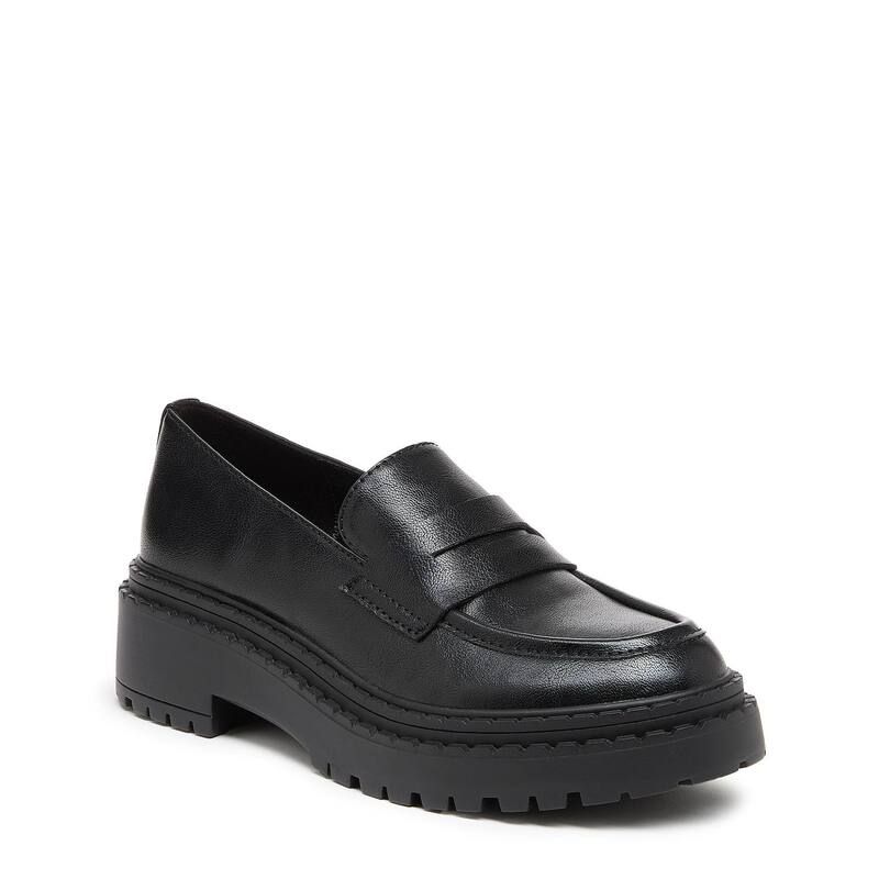 ロケットドッグ レディース シューズ スリッポン・ローファー Rocket Dog Perry Womens Lug Sole SlipOn Loafers Black ブラック