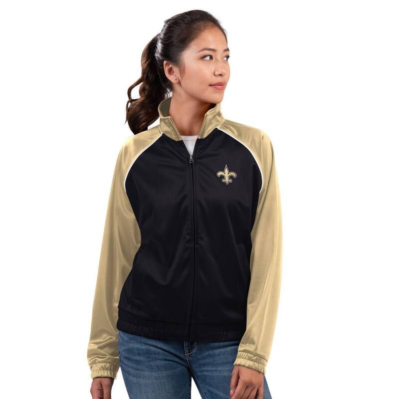 ジースリー フォーハー バイ カール バンクス レディース アウター ジャケット・ブルゾン Womens GIII 4Her by Carl Banks Black New Orleansaints