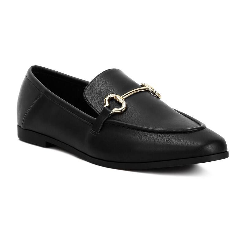 ロンドンラグ レディース シューズ スリッポン・ローファー London Rag Finola Womens Bit Detailoafers Black ブラック 11,385円