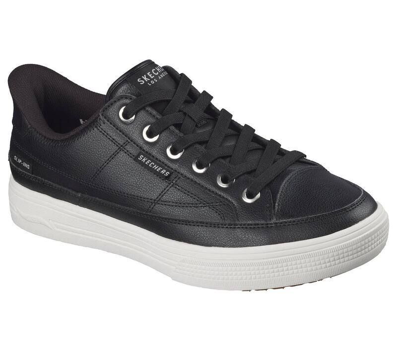 スケッチャーズ メンズ シューズ スニーカー Skechers Hands Free Slipinstreet Arch Fit Arcade Catch Ya There Menshoes Blac